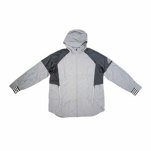 Adidas Woven Shell Hooded Jacket – Men’s XL light gray new with tags